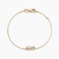 Bracelets sur Grenoble : Histoire d'Or Bracelet Jardins D'hiver Plaqu&eacute; Or Jaune Oxyde De Zirconium