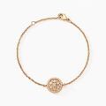 Bracelets sur Grenoble : Histoire d'Or Bracelet Danya Plaqu&eacute; Or Dor&eacute; Oxyde De Zirconium