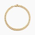 Bracelets sur Grenoble : Histoire d'Or Bracelet Plaqu&eacute; Or Jaune Clement