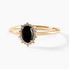 Histoire d'Or Bague Vintage Love Plaqu&eacute; Or Jaune Agate