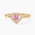 Histoire d'Or Bague Plaqu&eacute; Or Jaune Alais Oxyde De Zirconium