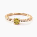 Histoire d'Or Bague Mireilla Plaqu&eacute; Or Dor&eacute; Oxyde De Zirconium