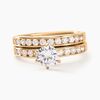Histoire d'Or Bague Double Jeu Plaqu&eacute; Or Jaune Oxyde De Zirconium