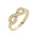 Histoire d'Or Bague Merane Plaqu&eacute; Or Jaune Oxyde De Zirconium