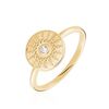 Histoire d'Or Bague Artea Plaqu&eacute; Or Jaune Oxyde De Zirconium