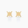 Histoire d'Or Boucles D'oreilles Puces Alisee Plaqu&eacute; Or Jaune