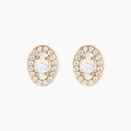 Histoire d'Or Boucles D'oreilles Puces Classical Plaqu&eacute; Or Jaune Oxyde De Zirconium