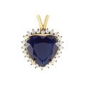 Pendentifs sur Grenoble : Histoire d'Or Pendentif Nelsa Plaqu&eacute; Or Jaune Oxyde De Zirconium