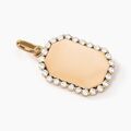Histoire d'Or Pendentif Tissem Plaqu&eacute; Or Dor&eacute; Oxyde De Zirconium