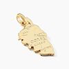 Histoire d'Or Pendentif Corsica Plaque Or Jaune