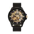 Montres sur Grenoble : Montre Montignac Round Automatique Noir