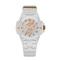 Montres sur Grenoble : Montre Philipp Plein The Skull Ecoceramic Blanc