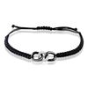 Histoire d'Or Bracelet Link Argent Blanc Oxyde De Zirconium Et C&eacute;ramique
