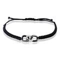 Histoire d'Or Bracelet Link Argent Blanc Oxyde De Zirconium Et C&eacute;ramique