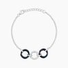 Histoire d'Or Bracelet Magalie Argent Blanc C&eacute;ramique Et Oxyde De Zirconium