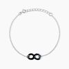 Histoire d'Or Bracelet Alicia Argent Blanc C&eacute;ramique