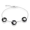 Histoire d'Or Bracelet Suzanne Argent Blanc C&eacute;ramique Et Oxyde De Zirconium