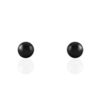 Histoire d'Or Boucles D'oreilles Puces Orbe Argent Blanc C&eacute;ramique