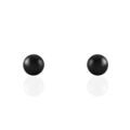 Histoire d'Or Boucles D'oreilles Puces Orbe Argent Blanc C&eacute;ramique