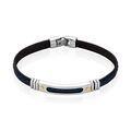 Bracelet Jourdan Cuir Bleu