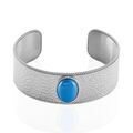 Bijoux sur Grenoble : Bracelet Jonc Imagine Tiffany Acier Blanc Pierre De Synthese