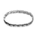 Bracelet Jourdan Wild Acier Blanc Et Noir