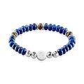Bracelet Jourdan 1921 Acier Blanc ?il De Tigre