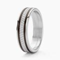 Jourdan Bague Jonc Maewen Acier Blanc