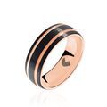 Jourdan Bague Acier Rose
