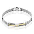 Jourdan Bracelet Davilia Or Acier Bicolore
