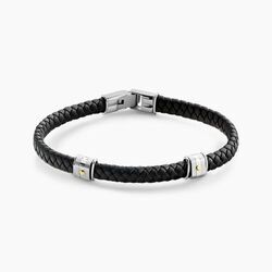 Jourdan Bracelet Selwaae Or Acier Bicolore