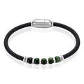 Bracelet Jourdan Caoutchouc Noir
