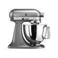 KITCHENAID Robot P&acirc;tissier sur socle 4,8 L Gris Argent - Artisan - 5KSM125ECU