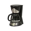 Petit &eacute;lectrom&eacute;nager sur Brignais : KITCHENCHEF Cafeti&egrave;re filtre 6 tasses programmable Noire & Inox - KSMD230T