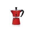 Petit &eacute;lectrom&eacute;nager sur Brignais : BIALETTI Cafeti&egrave;re 3 tasses Moka Color rouge