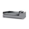 FORGE ADOUR plancha gaz fonte &eacute;maill&eacute;e chassis noir gris clair Premium G 60 ANG