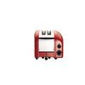 Petit &eacute;lectrom&eacute;nager sur Brignais : DUALIT Grille-pain 2 tranches Rouge & Inox - Classic - 27031