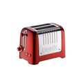 Petit &eacute;lectrom&eacute;nager sur Brignais : DUALIT Grille-pain 2 tranches Rouge & Inox - Lite - 26221