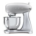 Robot sur Brignais : SMEG Robot sur socle 4.8 L Gris M&eacute;tal Ann&eacute;es 50 - SMF02RVEU