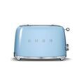 Petit &eacute;lectrom&eacute;nager sur Brignais : SMEG Toaster 2 tranches Bleu Azur - Ann&eacute;es 50 - TSF01PBEU