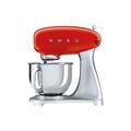 Robot sur Brignais : SMEG Robot sur socle 4.8 L Rouge Ann&eacute;es 50 - SMF02RDEU