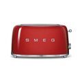 Petit &eacute;lectrom&eacute;nager sur Brignais : SMEG Grille-pain 2 fentes Rouge Ann&eacute;es 50 - TSF02RDEU