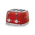 SMEG Toaster 4 tranches Rouge Ann&eacute;es 50 - TSF03RDEU Brignais