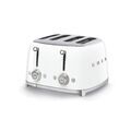Petit &eacute;lectrom&eacute;nager sur Brignais : SMEG Toaster 4 tranches Blanc Mat Ann&eacute;es 50 - TSF03WHEU