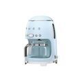 Petit &eacute;lectrom&eacute;nager sur Brignais : SMEG Cafeti&egrave;re filtre 10 tasses programmable Bleu Azur Ann&eacute;es 50 - DCF02PBEU
