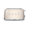 Petit &eacute;lectrom&eacute;nager sur Brignais : SMEG Toaster 4 tranches Cr&egrave;me Ann&eacute;es 50 - TSF02CREU