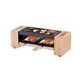 Petit &eacute;lectrom&eacute;nager sur Brignais : LITTLE BALANCE Raclette 2 personnes Bois - Meuuuh...! - 8618