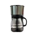 LITTLE BALANCE Cafeti&egrave;re filtre 10 tasses Noire & Inox - 8629