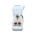 SMEG Machine Expresso Bleu Azur Ann&eacute;es 50 - ECF02PBEU Brignais