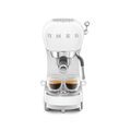 SMEG Machine Expresso Blanche Ann&eacute;es 50 - ECF02WHEU